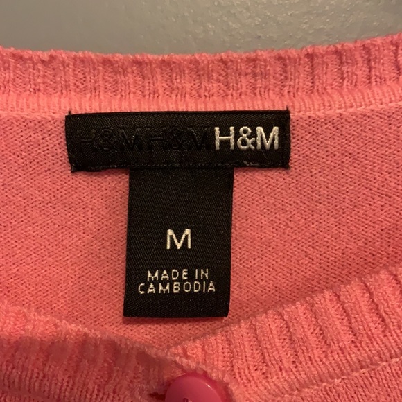 pink H&M medium sweater - Picture 2 of 2